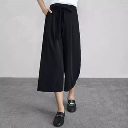 Women's Pants -sales 2023 Summer Trousers High Waist Loose Straight Temperament Women Clothing Girls