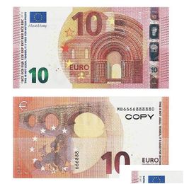 Halloween Supplies Prop 10 20 50 100 Fake Banknotes Movie Copy Money Faux Billet Euro Play Collection And Gifts219A Drop Delivery To DhutxSCD9
