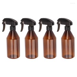 Storage Bottles Empty Spray Heavy Duty Trigger Sprayer Brown Portable 300ml Hair Misting Reusable For Essential Oils