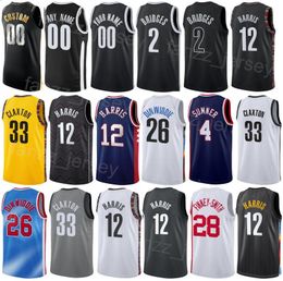 Print Classic Basketball Mikal Bridges Jerseys 1 Cameron Johnson 2 Dorian Finney-Smith 28 Spencer Dinwiddie 26 Cameron Thomas 24 Joe Harris 12 Patty Mills 8 Men Kids