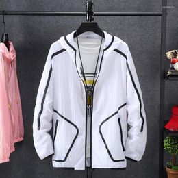 Women's Jackets Thin Hooded Women Solid Casual Long Sleeve Pockets Ladies Coat Summer Spring Sunscreen For Female 2023