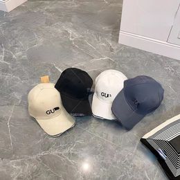 Wholesale luxury casquette designer letter ambroidered cotton simple baseball cap couple hat