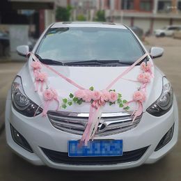 Decorative Flowers European-style Wedding Car Team Decoration Set Layout Head Flower