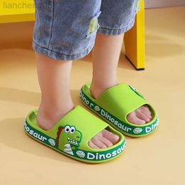 Slipper Kids Slippers for Boys Solid Colour Summer Beach Indoor Baby Slippers Cute Girl Shoes Home Soft Non-Slip Children Slippers W0217