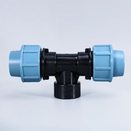 Watering Equipments 20MM 25MM 32MM Hose Water Tee Connector Plastic Tubing Joint Garden Irrigation Tool Connectors