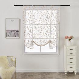 Curtain 3024 Short Kitchen Curtains Modern Design Jacquard Organza European Style Window Treatments Roman Blinds Tulle