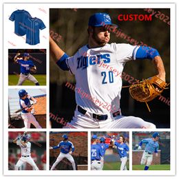 College Baseball Wears Memphis Baseball Jersey Custom Stitched Mens Youth Ian Bibiloni Taylor Howell Braden Webb Tanner Booth Ben Higdon Jonah Sutton Hudson Ross