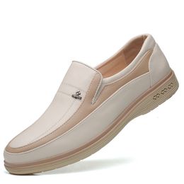 Kleid Schuhe Mikrofaser Männer Italienisches Leder Mode Schuh Herbst Atmungsaktive Slip auf Casual Loafers Mocasines Hombre 230216