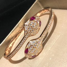 gold bangle bracelet Designer Gold Bracelet Women's Stainless Steel full of diamonds luxury bracelet for woman Fashion Bangle silver torque bangle