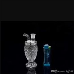 Mermaid crystal pot Wholesale Glass bongs Oil Burner Glass Water Pipe Oil Rigs Smoking Rigs