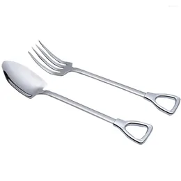 Dinnerware Sets Pasta Gift Set Metal Salad Hands Silverware Spoon Fork Cutlery Dinner Dessert