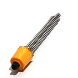 DN32 Electric Water Heater Heating Element 220V/380V 304SUS Tube Copper Thread 3KW/4.5KW/6KW/9KW/12KW