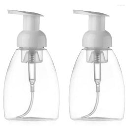 Storage Bottles 2pcs 250ml Foaming Soap Dispenser Clear Plastic Pump Perfect For On Kitchen And Bathroom Countertops