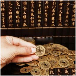 Interior Decorations Chinese Feng Shui Coins For Wealth And Success Lucky Oriental Emperor Qing Old Copy Coin Car Decoration Fortune Dh24U