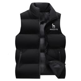 Men's Vests Men' Sleeveless Vest Jackets Winter Fashion Male Cotton-Padded Vest Coats Men Stand Collar Warm Waistcoats Clothing 5XL 230217