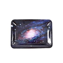 Metal Fruit Tray Tin Plate Case Smoking Rolling Tray 18*12.5cm Handroller Tobacco Smoking Storage Case Tray Accessories