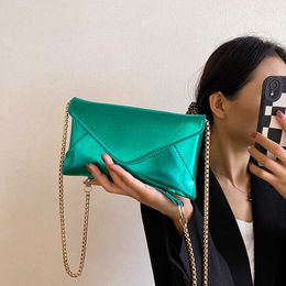 Shoulder Bags Western-style Girls' Chain Shoulder Bag Design Trend Laser Small New Net Red Envelope Messenger