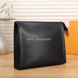 whole new clutch for men tote cosmetic bag women big travel organizer storage wash bag leather make up bag men purse Cosmetic 212D