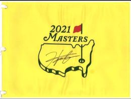 MATSUYAMA Autographed Signed signatured auto Collectable MASTERS Open golf pin flag