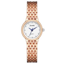 New Women Watch Fashion Rose Gold Stainless Steel Belt Watches Luxury Brand Casual Ladies Diamond Quartz Wristwatch reloj mujer270U