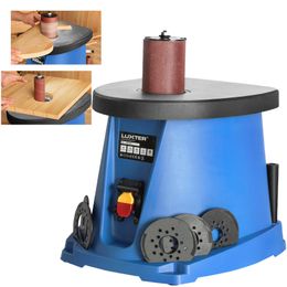 Qihang top 14 inch Desktop Shaft Oscillating Spindle Sander Sand Column Machine Grinding Tool 220V Sand Mill Roller Machine