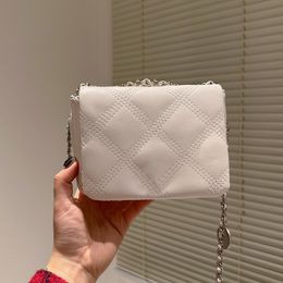 CC Bag Shoulder Bags Women Vinatge Classic Mini Flap Sqaure Bags Bicolore Quilted Antique Aged Silver Metal Hardware Matelasse Chain Crossbo