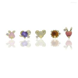 Stud Earrings Fashion Jewellery Christmas Animal Elephant Pig Pure 925 Sterling Silver Small For Women Kids Girls