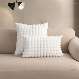 Pillow Nordic Ins Living Room Sofa Pillowcase Plush Small Fragrant Model Bedside Cover Wholesale Cojines Decorativos