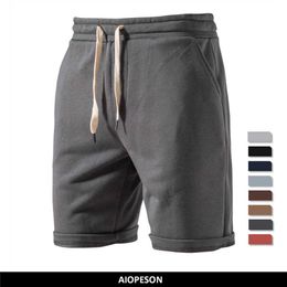 Men's Shorts AIOPESON Cotton Soft Shorts Men Summer Casual Home Stay Men's Running Shorts Sporting Men Shorts Jogging Short Pants Men Z0216