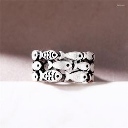 Wedding Rings YOUHAOCC Creative School Of Fish Ring Cute Index Finger Personalised Fashion Ladies Jewellery Accessories