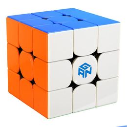 Decompression Toy Selling Original Gan356 R Updated S 3X3X3 Cube Gans 356 Magic Professional Gan 3X3 Speed Twist Educational Toys 22 Dhumt