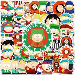 Other Fashion Accessories 10/30/50pcs Funny Animation South Park Stickers Decals Graffiti Laptop Skateboard Bike Luggage Classic Kids Toy PVC Sticker Pack T230217