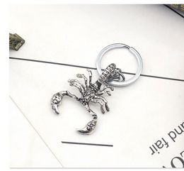 Retro Scorpion Key Chain Men's Domineering Key Pendant Can Use Be Birthday Or Christmas Gift