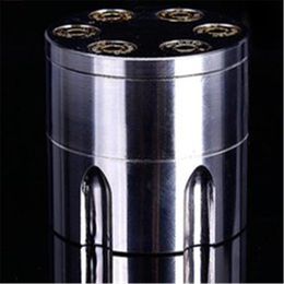 Individual metal smoke grinder, kid clip, smoke cutter, Aluminium alloy 3 layer grinder.