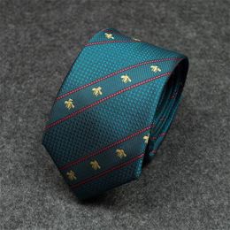 Novo estilo 2023 marca de moda gravatas masculinas 100% seda jacquard clássico tecido feito à mão gravata para casamento masculino casual e gravata de negócios 661