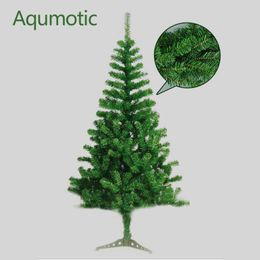 Decorative Flowers & Wreaths Aqumotic Xmas Pine Tree 60cm 100cm Festival Year Classic Green Trees For Home Indoor Pendant On Man-made