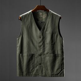 Men's Vests Clothing Military Waistcoat Many Pockets Vest Sleeveless Jacket Plus Size 6XL 7XL 8XL Large Male Travel Coat 230217