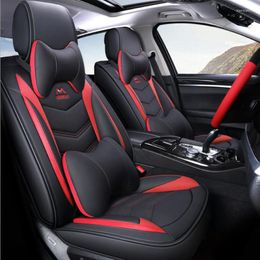 Car Seat Covers Leather PU For Almera Classic G15 N16 Juke X-trail T31 T30 Qashqai Note Leaf Teana Terrano