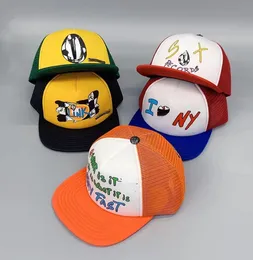 Quality Design caps Letter Embroidery Fashion Wave Cap Male Hip Hop Travel Visor Mesh Punk Baseball Hats