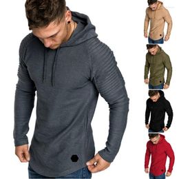 Men's Hoodies Fashion Slim Fit Hoodie Long Sleeve Muscle Tee Casual Sweatshirt Tops Men Winter Hooded Coat Jacket Outwear