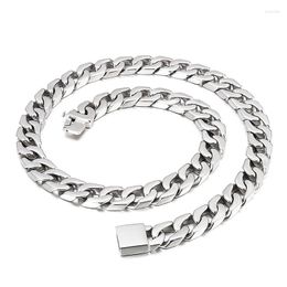 Chains Stainless Steel European And American Fashion Jewellery Domineering Chain Simple Atmospheric Titanium Men's Necklace