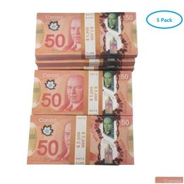 Novelty Games Prop Canadian Money 100S Canada Cad Banknotes Copy Movie Bill For Film Kid Play Drop Delivery Toys Gifts Gag DhjlyLA5Q