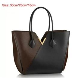 Women Shoulder Bags Splicing totes Designers High quality Handbags Ms Leather Travel woman Messenger School Bag Tote