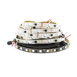 IC2811 Led Strip Programmable and Addressable 5050 Digital BRG LED Light 72LED/m IP67 Tube Waterproof Dream Magics Colour 12V 30LEDs/m White PCB crestech