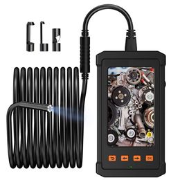 15M Cable Length Industrial Endoscope 1080P HD 4.3inch LCD Screen 2800mAh Battery Professional Borescope IP67 Waterproof Inspection Camera with 6 LED Lights PQ305