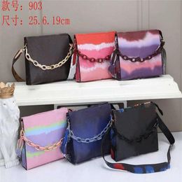 Tie dyed in summer pu leather lady messenger bag for women fashion shoulder bag handbag Cross Body bag presbyopic package phone pu2489