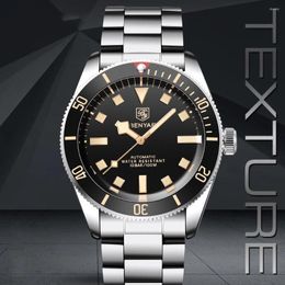 Wristwatches 2023 BENYAR Top Mens Watches Mechanical Watch For Men Automatic Wrist Waterproof 100M Reloj Hombre 5179