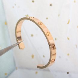 gold bangle bracelet luxury Bangle Bracelets women stainless steel screwdriver couple bracelet for men fashion jewelry Valentine Day