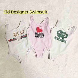 Swimsuit Kids Swimwears Baby Girls Toddler Children Summer Printed Beach Pool Sport Bathing Suits Youth