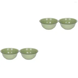 Bowls Bowl Enamel Serving Soup Plates Cereal Enamelware Basin Largeextra Noodlesauce Porcelain Wash Bow Round Ramen China Dinner